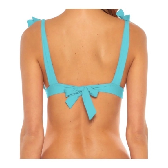 Becca Tie Shoulder Bikini Top NWOT - Picture 3 of 5